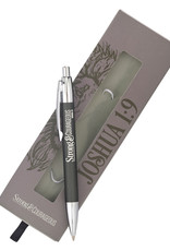 Pen-Classic-Gray/Strong & Courageous w/Gift Box