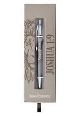 Pen-Classic-Gray/Strong & Courageous w/Gift Box