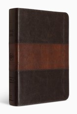 STUDY BIBLE, LARGE Print Trutone Brown/Cordovan Portfolio