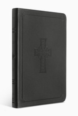 VALUE THINLINE BIBLE, TruTone Charcoal, Celtic Cross