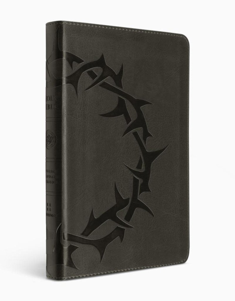 Thinline Bible (Charcoal, Crown Design) - TruTone