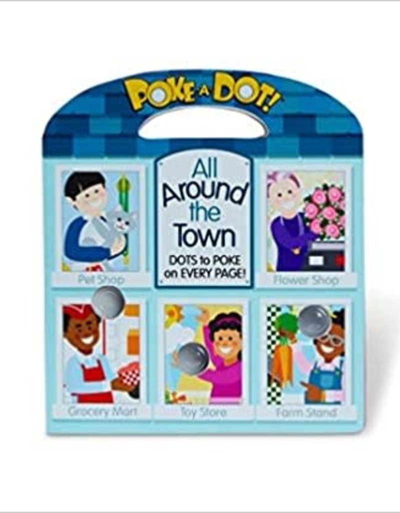 Melissa & Doug Children’s Book – Poke-a-Dot: All Around Our Town