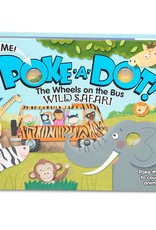 Melissa & Doug Children's Book - Poke-A-Dot: The Wheels on the Bus Wild Safari