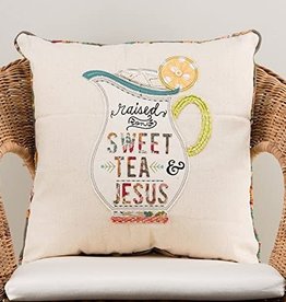 Raised on Sweet Tea  & Jesus Pillow