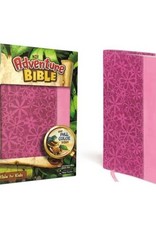 NIV Adventure Bible, Italian Duo-Tone, Raspberry/Pink