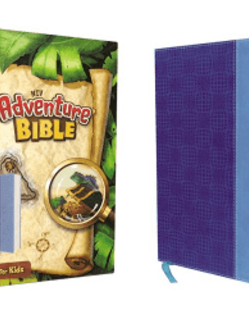 NIV Adventure Bible, Italian Duo-Tone, Electric blue/Ocean blue