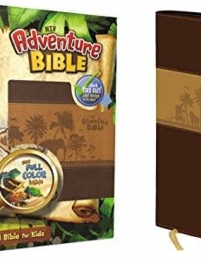 NIV Adventure Bible, Italian Duo-Tone, Chocolate/Toffee