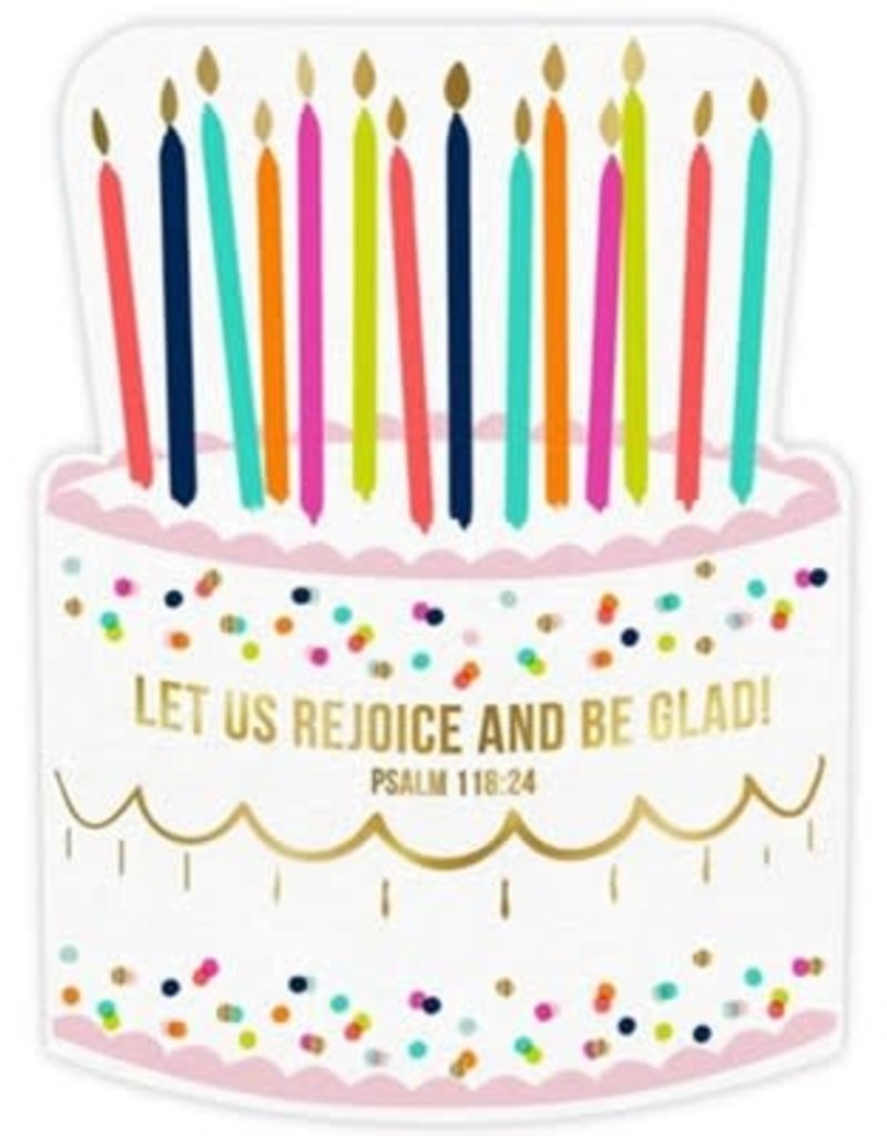 Birthday Cake Napkin 20PK (cut out)