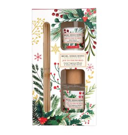 Joy to the World Fragrance Diffuser & Votive Candle Gift Set