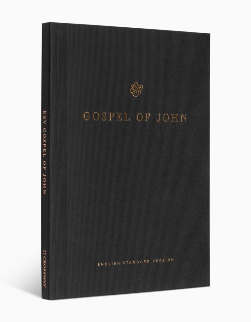 ESV Gospel Of John (Reader's Edition)-Black Softcover