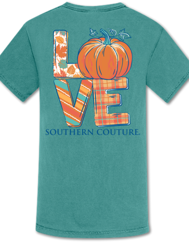 Pumpkin Love Southern Couture Comfort Color Tee