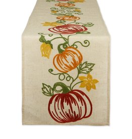 Pumpkin Vine Table Runner 14 x70