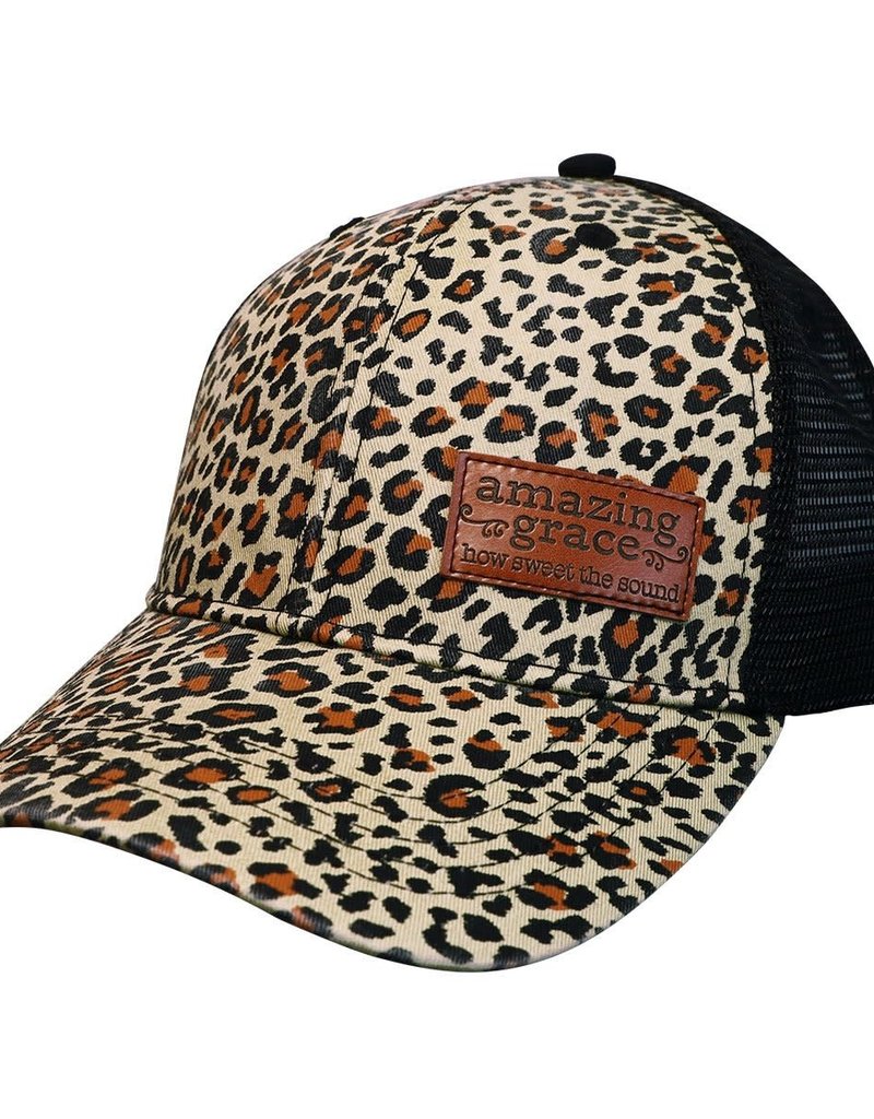 Cherished Girl Womens Cap Amazing Grace Leopard