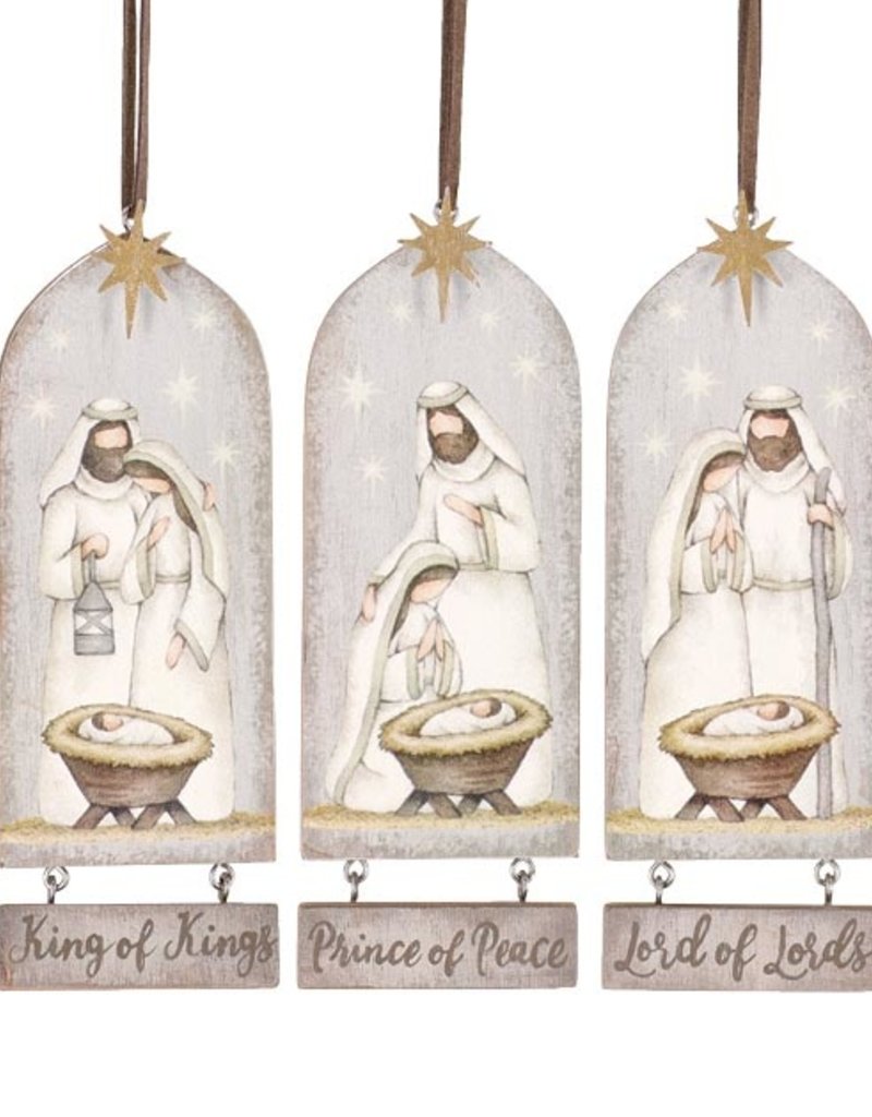 HOLY FAMILY SCENE ARCH ORNAMENT