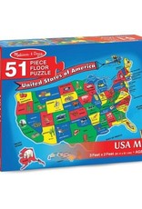 Melissa & Doug U.S.A. Map Floor (51 pc)