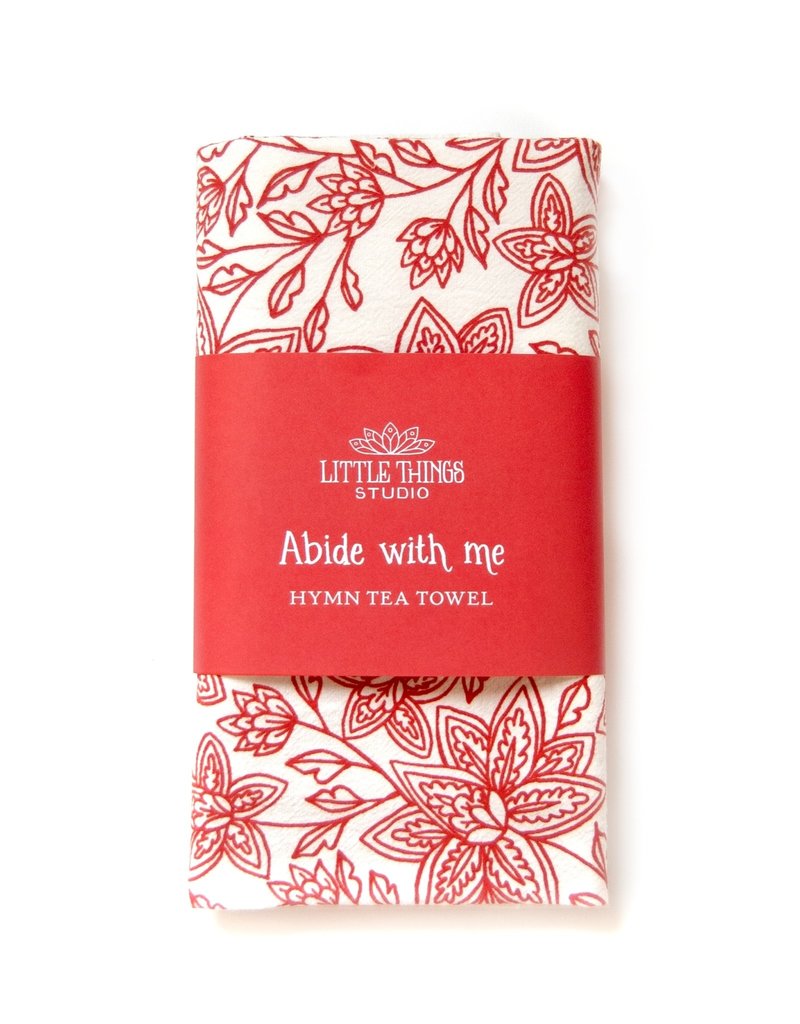 Abide with Me Hymn Tea Towel