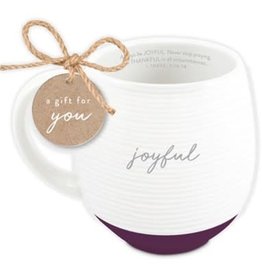 Joyful-Psalm 4:7 Ceramic Mug, White