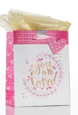 Gift Bag-You Are Loved w/Tag & Tissue-Medium