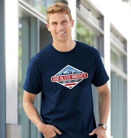 Patriotic Kerusso Christian T-Shirt - Navy 2022