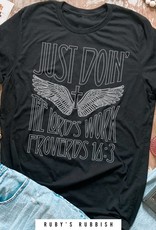 Just Doin the Lord's Work | Scripture Tee