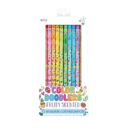 Color Doodlers Fruity Scntd Erasable Color Pencils S/12
