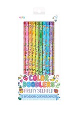 Color Doodlers Fruity Scntd Erasable Color Pencils S/12