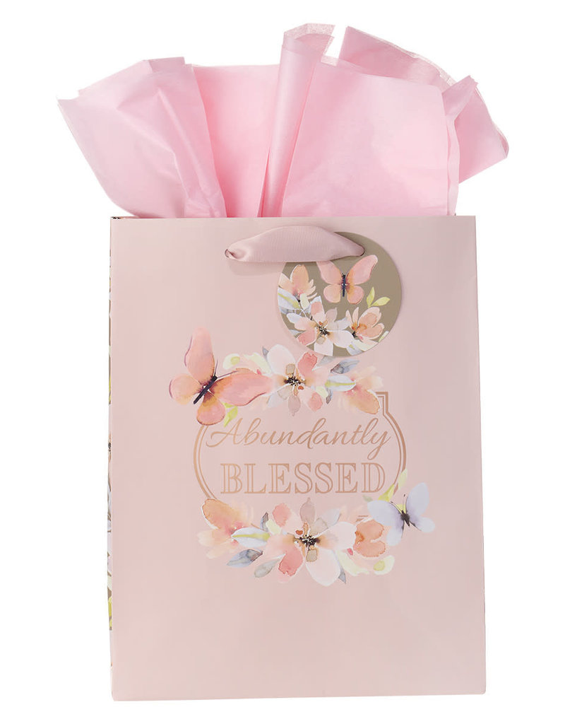 Abundantly Blessed Medium Gift Bag - Deuteronomy 7:13