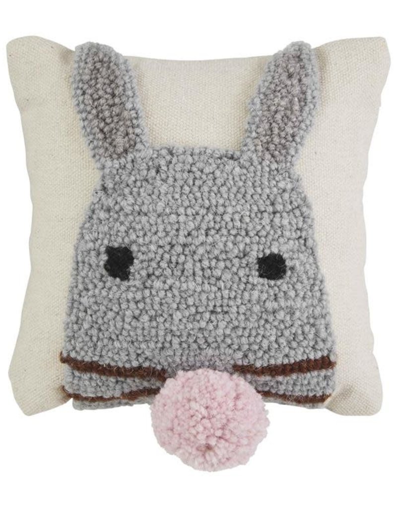 Bunny Face Mini Hook Pillow