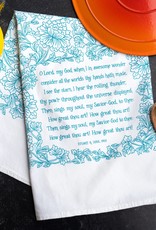 How Great Thou Art Hymn Tea Towel