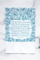 How Great Thou Art Hymn Tea Towel