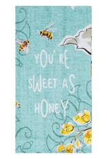 You're Sweet As Honey Printed Flour Sack Kitchen Towel