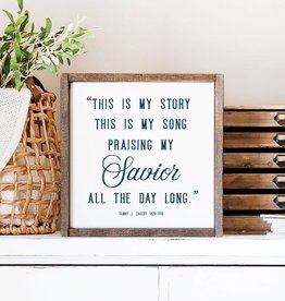 This is My Story Wooden Sign