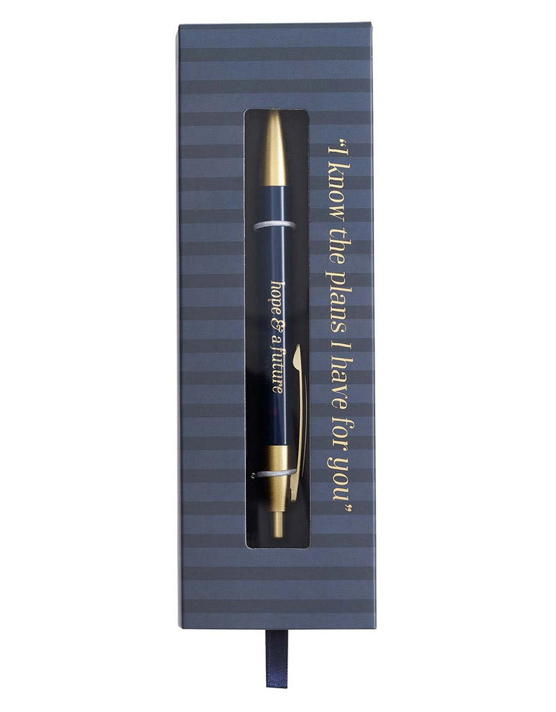 Hope & a Future Navy Classic Pen - Jeremiah 29:11