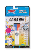 GAME ON WIPE-OFF ACTIVITY PAD