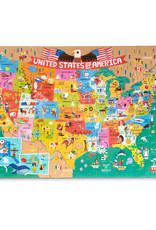 Natural Play Floor Puzzle: America the Beautiful