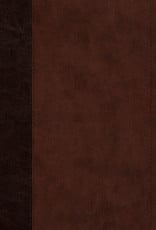 ESV Large Print Thinline Reference Bible TruTone, Brown/Walnut, Timeless Design