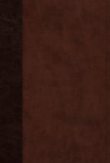 ESV Large Print Thinline Reference Bible TruTone, Brown/Walnut, Timeless Design