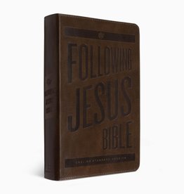 ESV Following Jesus Bible, Trutone, Brown