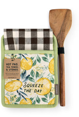 Lemons Hot Pad & Towel w/ Spatula Set