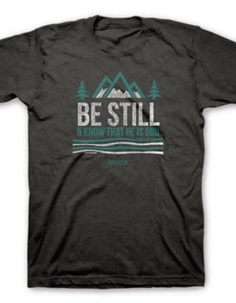 Be Still and Know That He is God Shirt, Gray, Large , Unisex