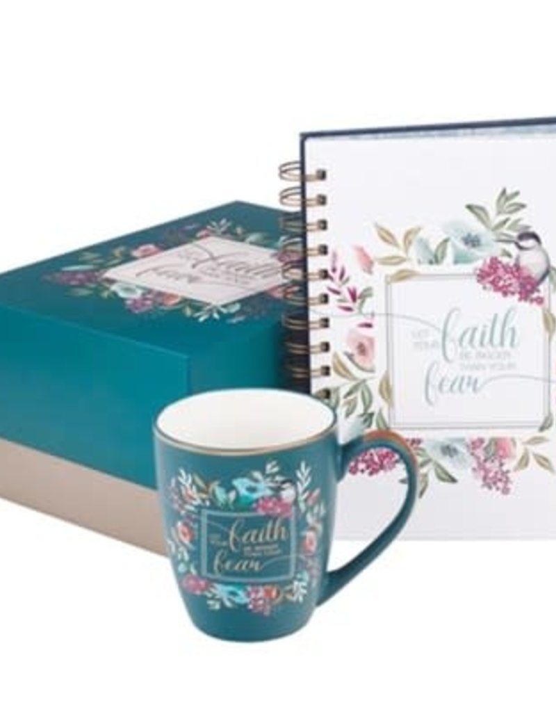 Faith Journal and Mug Gift Box