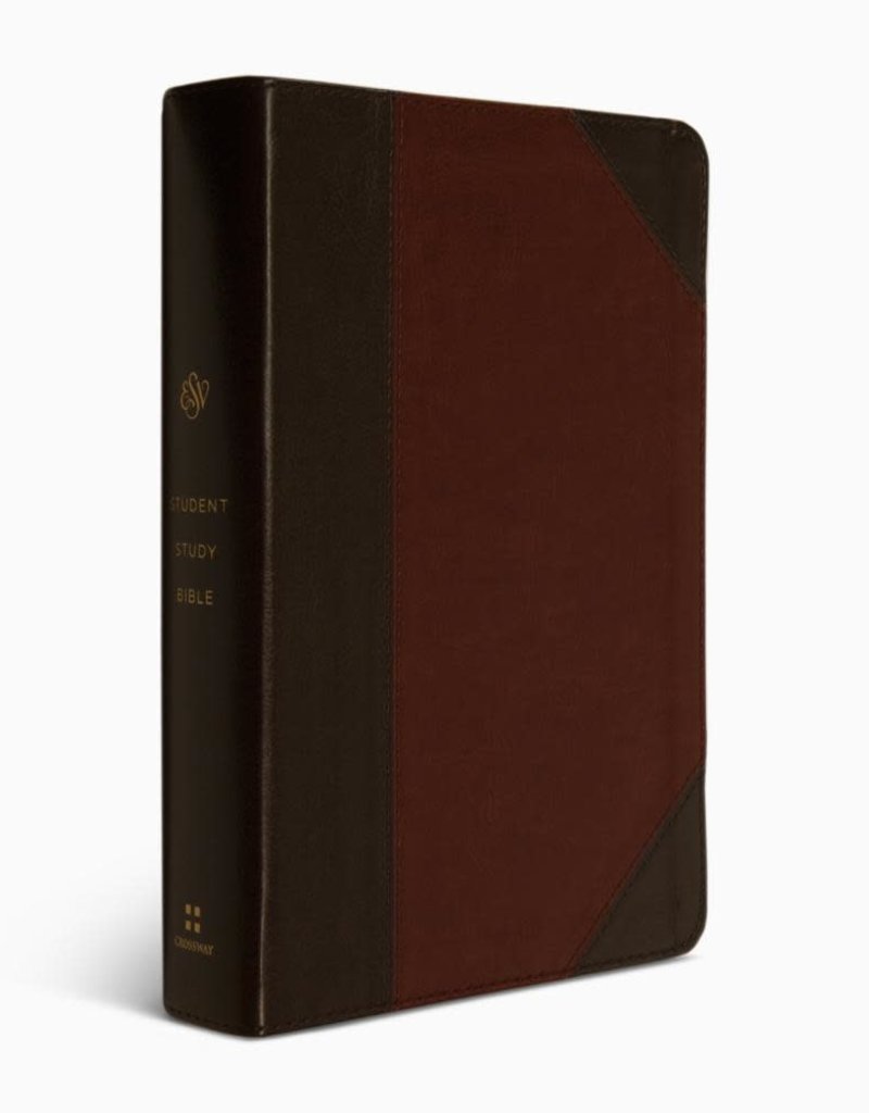 ESV Student Study Bible-Brown/Cordovan Portfolio Design TruTone