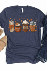 Pumpkin Spice Coffee Fall Graphic Tee