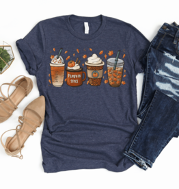 Pumpkin Spice Coffee Fall Graphic Tee