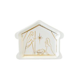 Nativity Shaped 9" Plate