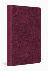 ESV Large Print Value Thinline Bible TruTone®, Raspberry, Floral Design