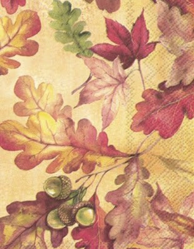 16 Guest Napkins - Bright Autumn