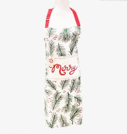 PINE BOUGH MERRY APRON