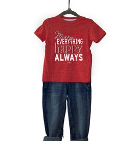 Kid's Merry Everything, Happy Always - Red