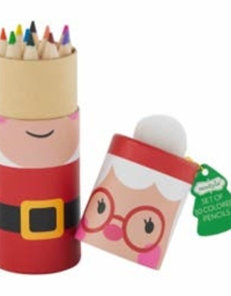 MRS. CLAUS CHRISTMAS COLORED PENCIL SET